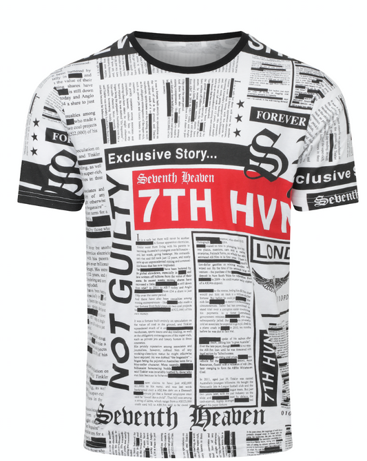 7thhvn Newspaper tee